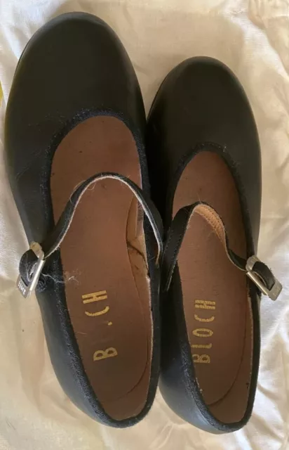 Bloch Black Size 12.5 Child Tap Shoes