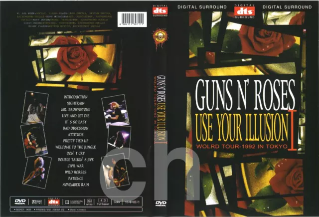 GUNS N' ROSES: World Tour Live - Use Your Illusion 1 (1992) DVD NUOVO