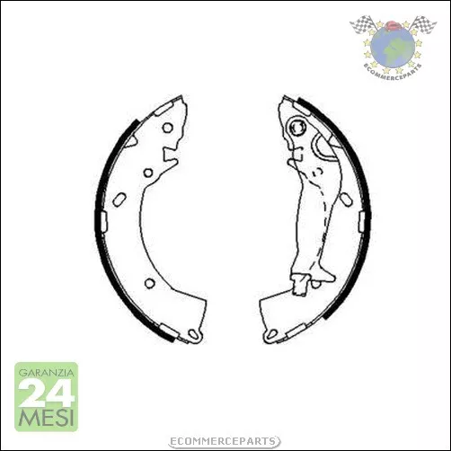 Kit Ganasce Freno Bosch per HYUNDAI GETZ KIA STONIC RIO P