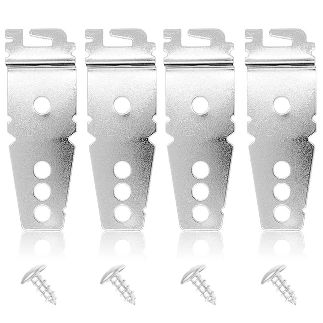 4 Pack 8269145 Dishwasher Upper Mounting Bracket - Compatible with