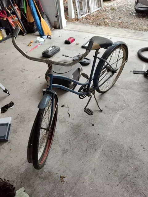 Vintage Western Flyer Blue Grand Bicycle