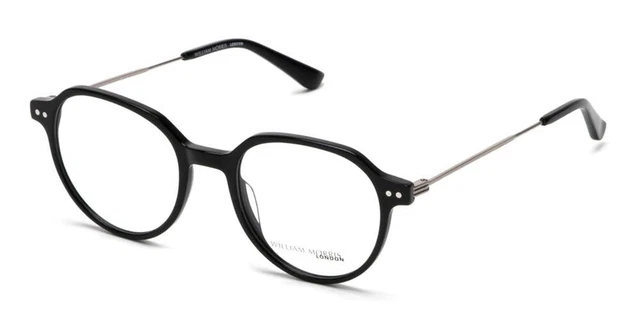 Lunettes De Vue William Morris Rondes Noires - Monture Acétate/métal 49mm