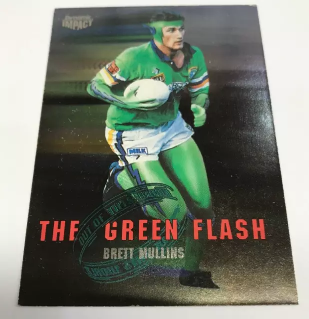 1995 Dynamic Rugby League Winfield Cup Card Out Of This World W7 Brett Mullins