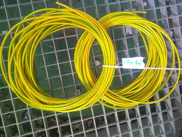 17m : fils / cable d alimentation HO7-VK 6 mm² souple ( bretelle disponible )