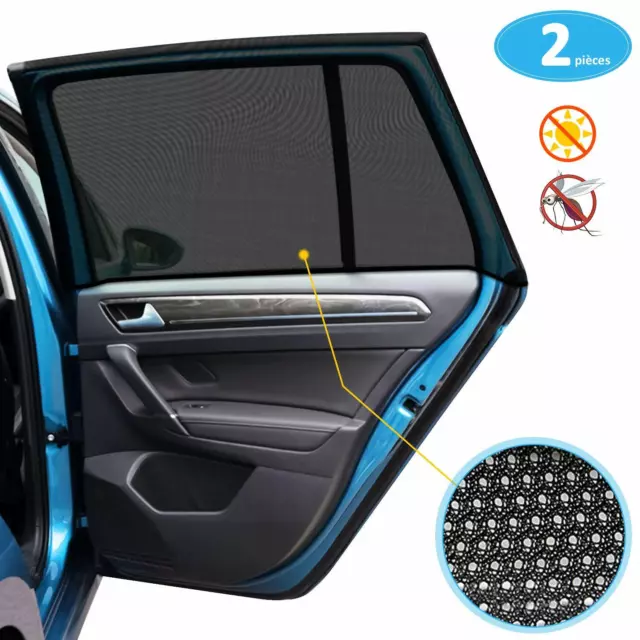 PARE SOLEIL AUTO Chaussette rideaux Voiture Protection Anti UV