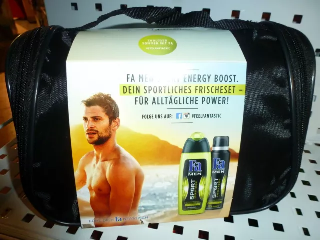 Fa Men Sport Energy Boost, Dein Sportliches Frischeset 2er Set, +Gratis Kulturta