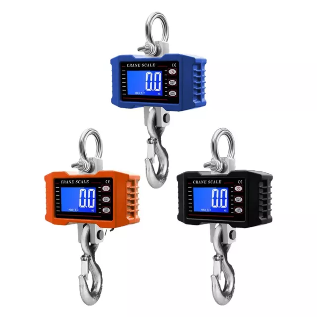 50kg Portable Waterproof Fishing Scale Digital Recharged Hanging Hook Scales  For Courier Hunting Luggage Home Weighing 1.5M Tape