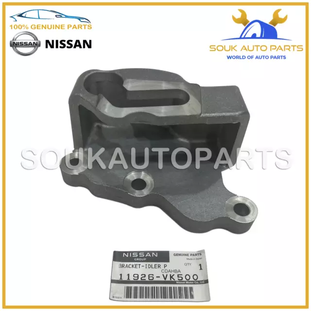 11926-VK500 Genuine Nissan BRACKET-IDLER PULLEY 11926VK500 OEM NP300 TRUCK