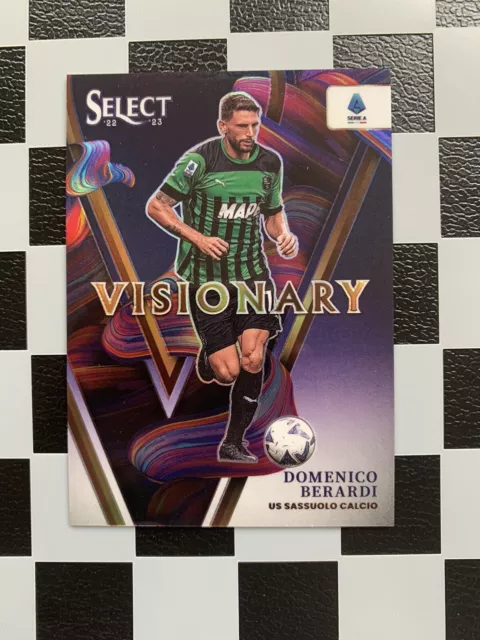 2021-22 Panini Select Serie A Domenico Berardi Visionary Case Hit Sassuolo