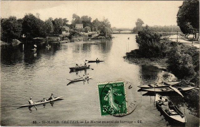 CPA St-Maur-Creteil - Le Marne en aval du barrage (275095)