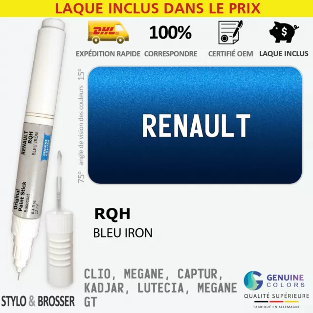 Exterior RQH Sarcelle Stylo Retouche Peinture pour Renault RQH Reparation Stylo