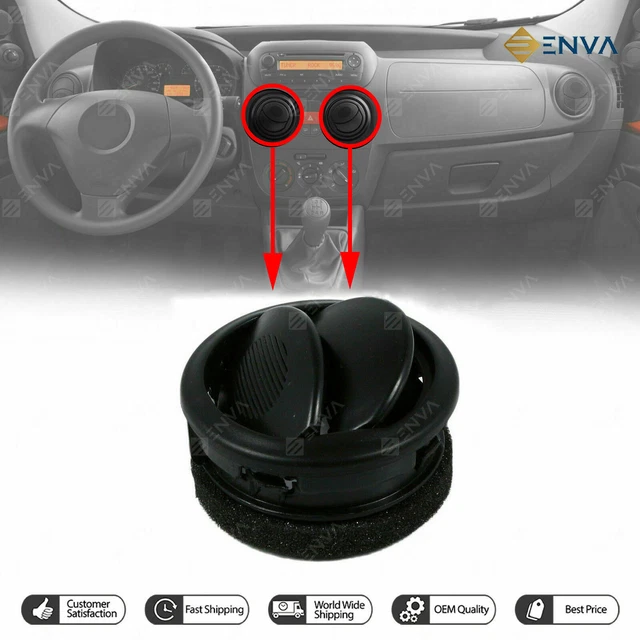 Single Central Heating Ventilation Diffuser – For Peugeot Bipper 2008 On, Enva ENV 0110PB5461