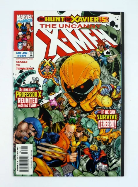 Uncanny X-Men #364 Marvel Comics Hunt for Xavier Pt 5 of 6 NM+ 1999