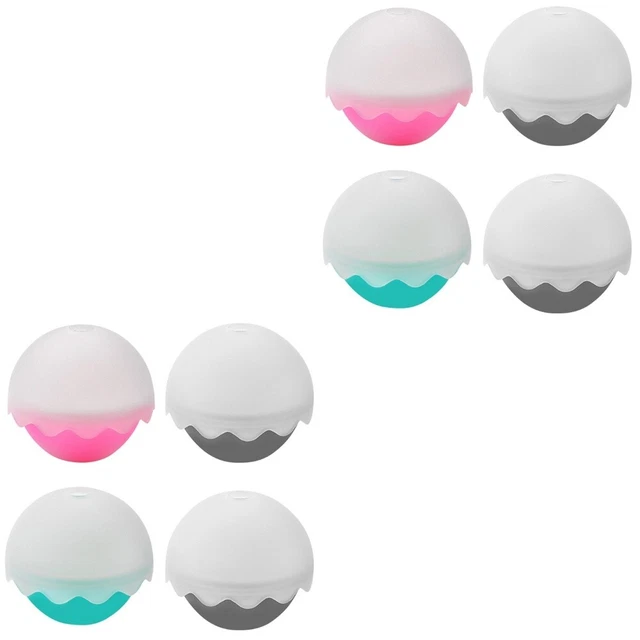 8 piezas Moldes Bola grande Molde de hielo Pastel Bolas Forma