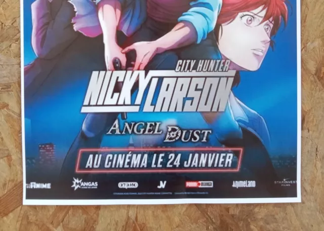 Affiche / Poster Nicky Larson City Hunter: Angel Dust" - 29,7 x 42 cm - neuve 3