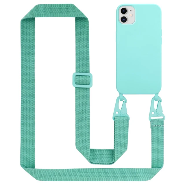 Case Chain for Apple iPhone 11 Silicone Protection Cover Necklace