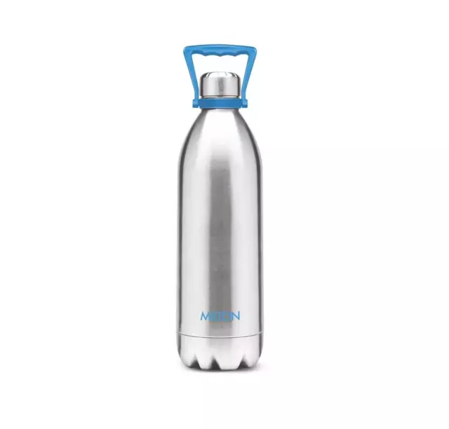 Milton Duo 2000 Thermosteel 24 Hours Hot & Cold Water Bottle with Handle 1.86 L