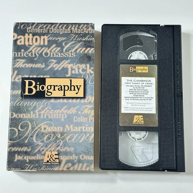 A&E BIOGRAPHY - The Gambinos: First Family of Crime (VHS, 1997) Rare £ ...