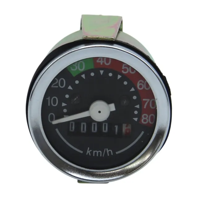 48 mm Tachometer 0 - 80 km/h Tacho für Puch DS MS MV VS 50 Maxi S N Mofa Moped