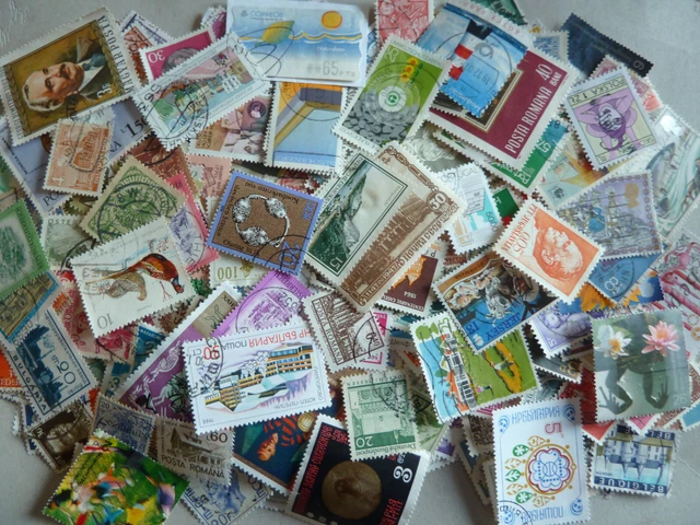 Collection De 100 Timbres Oblitérés Animaux Sauvages - Tous Différents - Philatélie Et Décoration