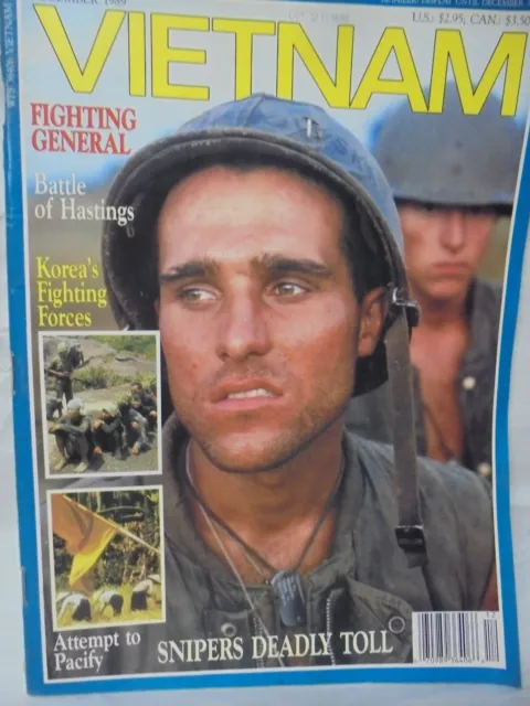 VIETNAM MAGAZINE DECEMBER 1989 Fighting General, Battle Of Hastings Vol ...