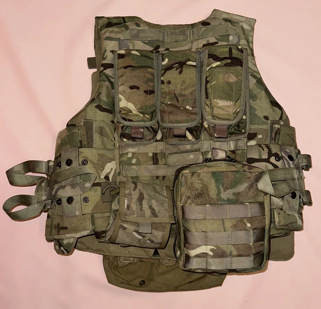 VIRTUS MTP STV Scaleable Tactical Vest Body Armour Size LW Pouches