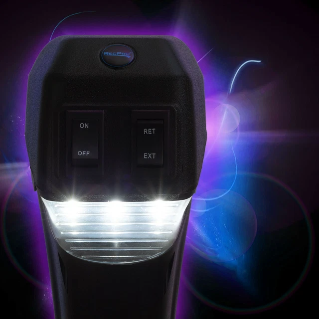 RV ELECTRIC TONGUE Jack 3500 Lb Capacity Black Camper (Trailer) Power