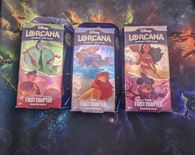 GENCON 2023 RELEASE Disney Lorcana The First Chapter Starter Decks *In