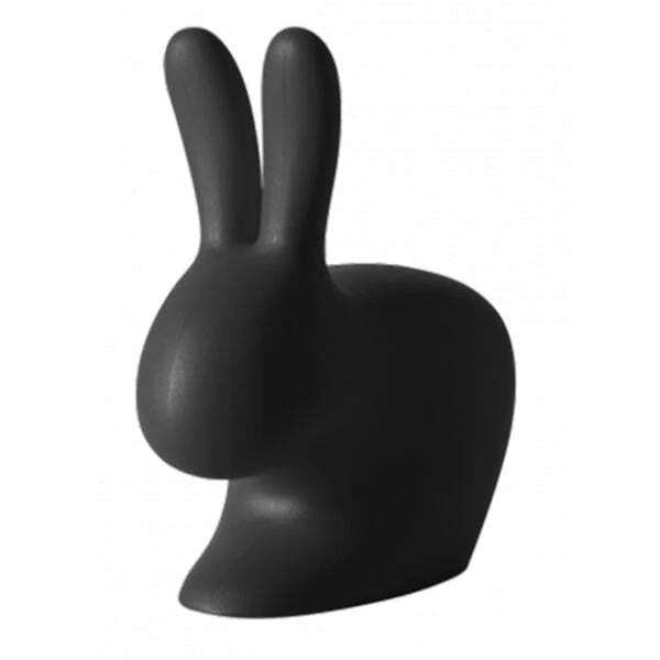 Qeeboo Rabbit Door Stopper Black