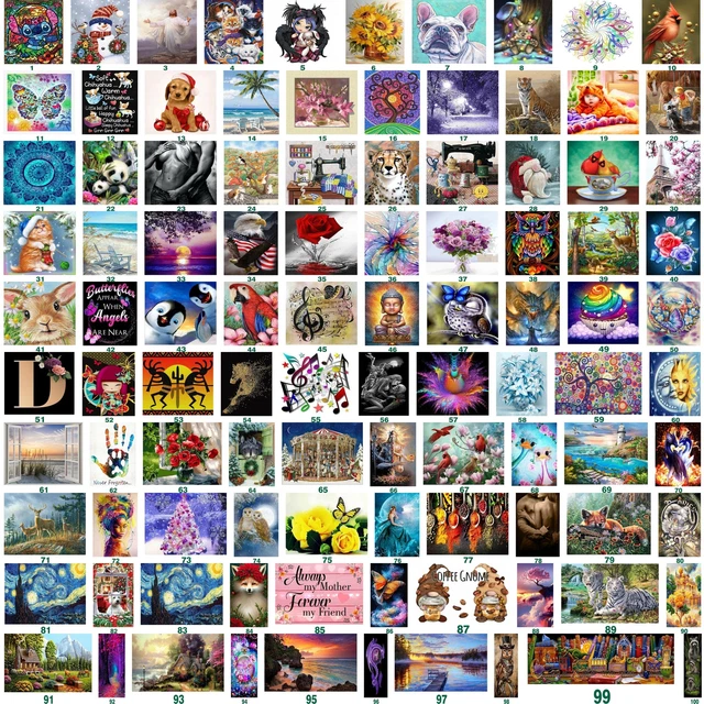 5D Full Drill Diamond Painting Embroidery Cross Stitch Cartoon Decor Arts Gifts