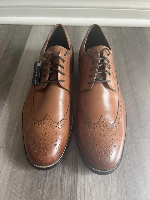 NUNN BUSH NELSON Wingtip Oxford Cognac Men s 13M 45.00 PicClick