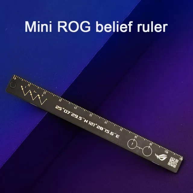 Regla métrica de PCB de 11 cm/4,3" para ingenieros mini ROG Republic of Gamers