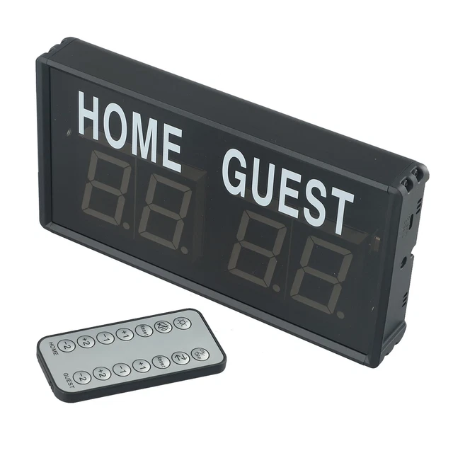 Tableau D'affichage électronique Portable Pour Basketball - USB - Noir 21.5x10x4.5cm