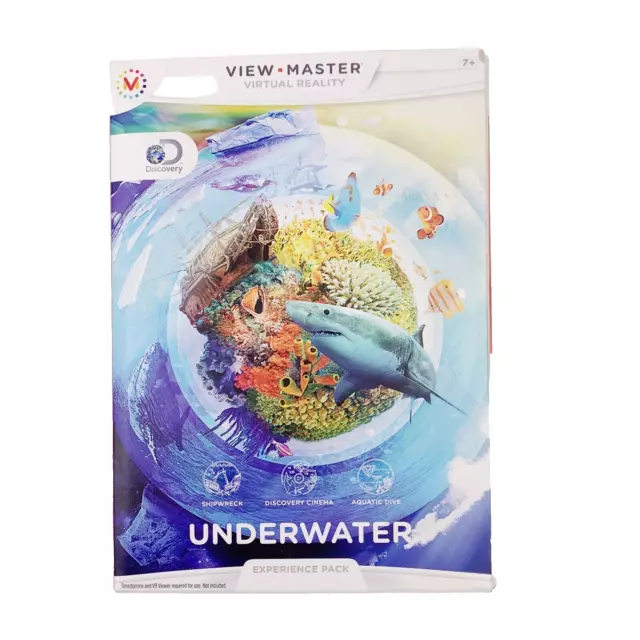 Discovery View Master Viewmaster Virtual Reality Underwater Experience Pack