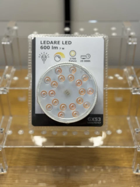 Ikea ledare 2 stk LED lyspærer, dimmbare, 600 lm 7w | -torget