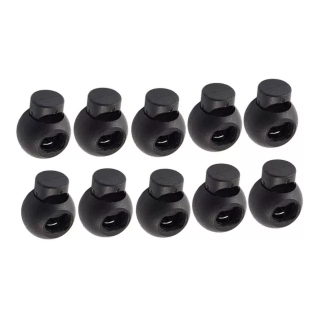 Backpack Cord Lock Button 10PCS Spring Loaded Round Toggle