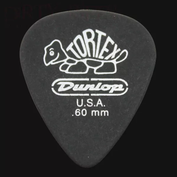 Dunlop Tortex Pitch schwarz Standard Gitarrenplektren Plektren 0,60 mm - 6 10 12 20 24