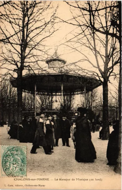 CPA CHALONS-sur-MARNE Le Kiosque de Musique (491794)