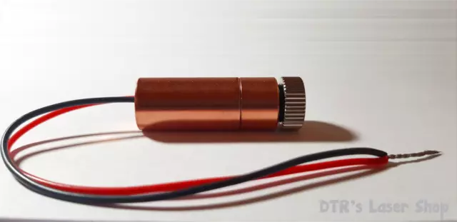 1W 520nm NDG7475 Laser Diode In Copper Module W/X-Drive & Glass Lens