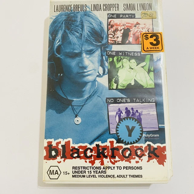 RARE VHS VIDEO Tape Australian Movie Blackrock (VHS, 1997) 90s B