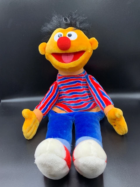 Fashy Bezug -Ernie 60cm - original - 1999 CTV Sesamstrasse-Retro-Vintage-Sammler