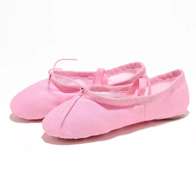 Toddler Girls  Ballet Dance Split-Sole Fashion Canvas Slipper Ballet Dance Shoes