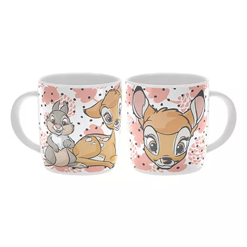 Disney Bambi 400mL Barrel Coffee Mug Cup Kids Birthday Christmas Work Gift