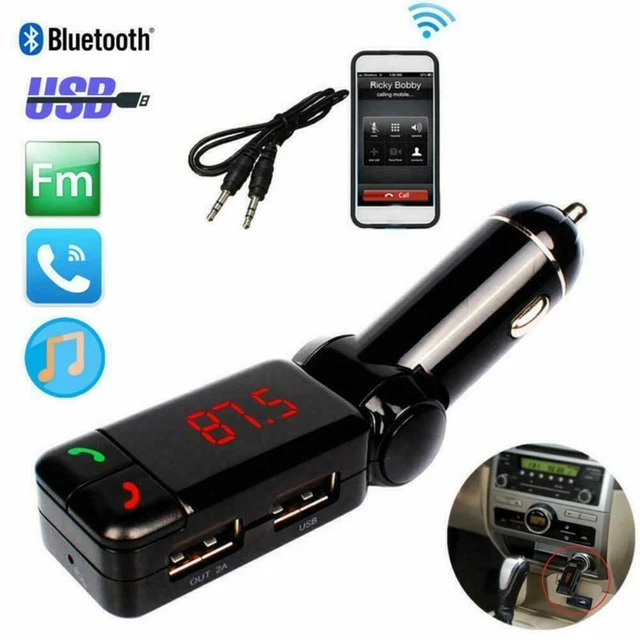 LCD CAR KIT Bluetooth FM Transmitter MP3 Player 3.5 USB St Handsfree m