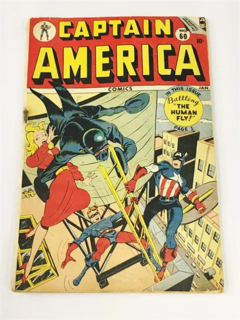 1946 Captain America Issue #60 Comic Book Very Good