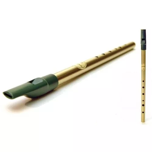 Feadog Single Brass C Irish Tin Penny Whistle