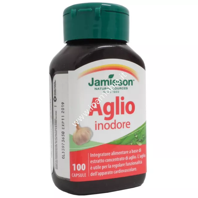 Jamieson Aglio Inodore 100 capsule - funzionalità apparato cardiovascolare