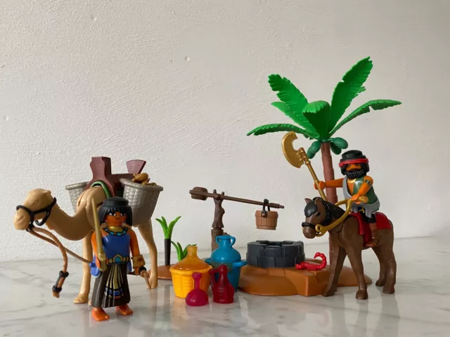 Playmobil Ägypten Grabräuber mit Kamel und Pferd, gebraucht