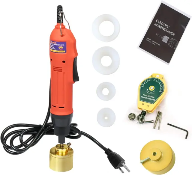 ZONEPACK Manual Electric Bottle Capping Machine Handheld Cap Sealer Sealing Mach