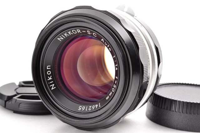 Near Mint Nikon Nikkor S.C SC Auto Non Ai 50mm f/1.4 Prime Standard Lens Japan